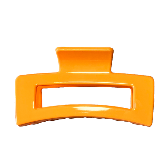 Medium Hair Claw Glossy Orange