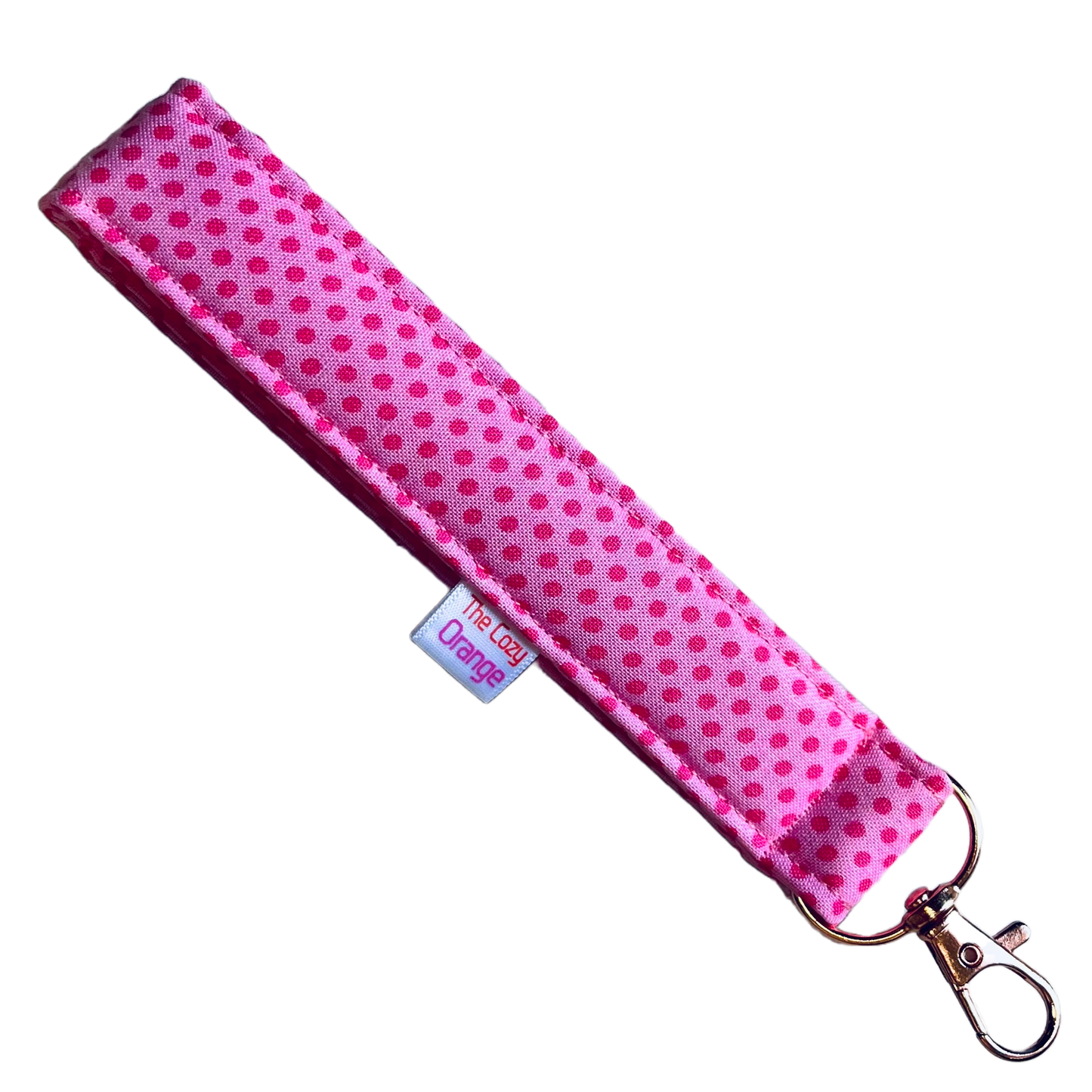 Pink Dots Key Wristlet