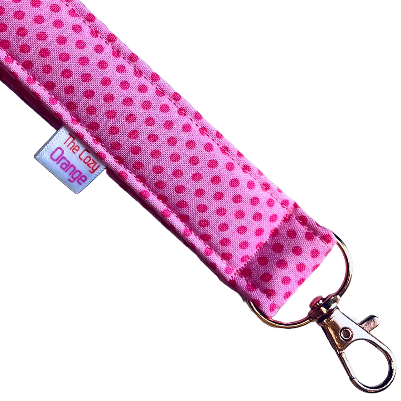 Pink Dots Key Wristlet