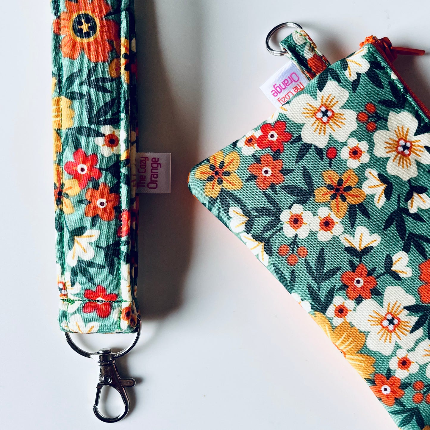 Botanical Garden Key Wristlet